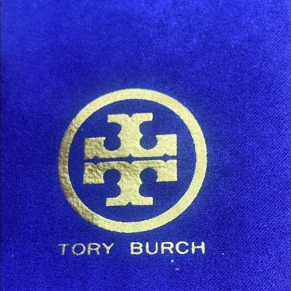 Tory Burch Gold Square Stud Earrings - Picture 4 of 4